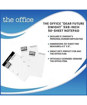 The Office œDear Future Dwight 5x8-Inch 50-Sheet Notepad