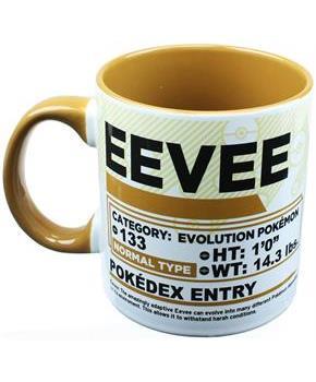 Pokemon Pokedex Evee 20oz Ceramic Mug