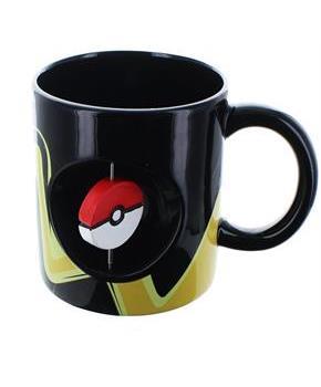 Pokemon Pikachu and Pokeball Spinner 16.9oz Ceramic Mug