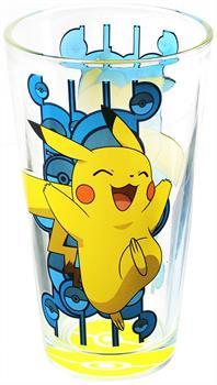 Pokemon Pikachu Pokeball Bottom 16oz Pint Glass