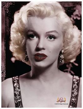 Marilyn Monroe Portrait 45"x60" Fleece Throw Blanket