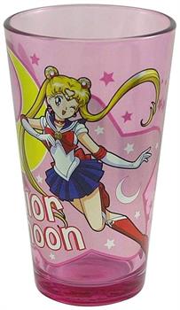 Sailor Moon Moon Princess Halation 16oz Pink Pint Glass