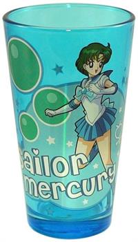 Sailor Moon Sailor Mercury 16oz Blue Pint Glass