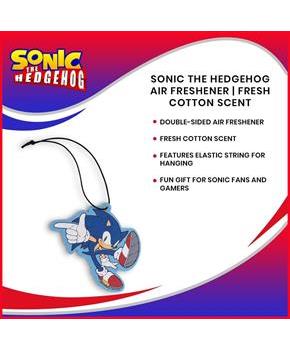 Sonic the Hedgehog Air Freshener | Fresh Cotton Scent