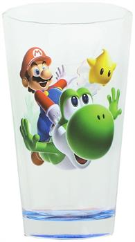 Super Mario Galaxy Mario and Yoshi Pint Glass