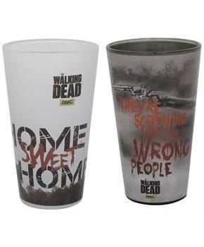 The Walking Dead Home Sweet Home/ Wrong People Pint Glass 2-Pack