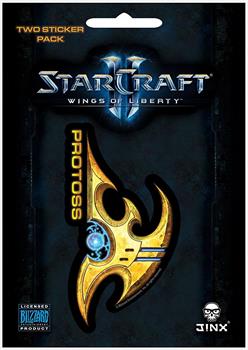 StarCraft II: Wings of Liberty Multi-size Sticker 2-Pack: Protoss, Yellow