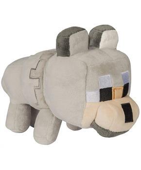 Minecraft Happy Explorer Series 5.5 Inch Collectible Plush Toy - Untamed Wolf