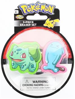 Pokemon Eraser 2-Pack: Bulbasaur and Wobbuffet