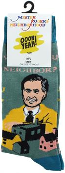 Mister Rogers Neighborhood Be My Neighbor Men's Crew Socks | One Size
