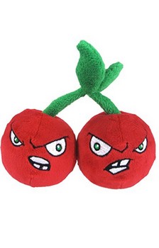 Plants Vs. Zombies 7" Plush: Cherry
