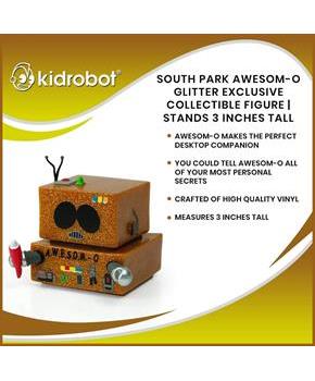 South Park AWESOM-O Glitter Exclusive Collectible Figure | Stands 3 Inches Tall
