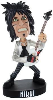 Motley Crue 8.5" Resin Bobblehead Statue: Nikki Sixx