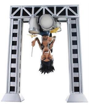 Motley Crue 8" Resin Bobblehead Statue: Tommy Lee with Upside Down Drum Rig