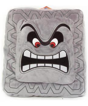Super Mario 12" Plush Pillow Thwomp