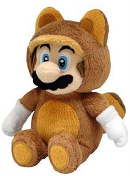 Super Mario Bros. 9" Plush Tanooki Mario