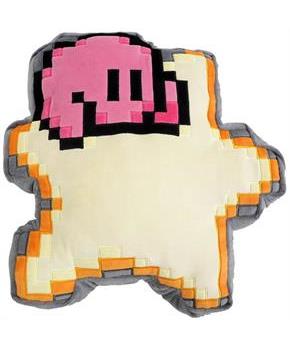 Kirby Nintendo 14 Inch Pillow Plush - 8 Bit Star w/ Kirby