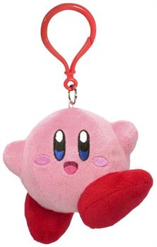 Kirby Nintendo 3.5 Inch Dangler Plush - Jumping Kirby