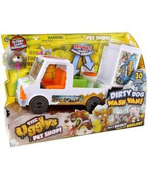 Uggly's Pet Shop Mini Figure Dirty Dog Wash Van