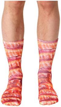 Bacon Photo Print Crew Socks