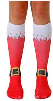 Unisex Santa Boots Knee High Socks