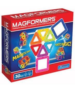 Magformers Rainbow 30 Piece Magnetic Construction Set