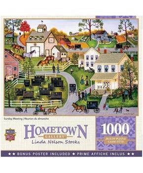Hometown Gallery Sunday Meeting 1000 Piece Jigsaw Puzzle