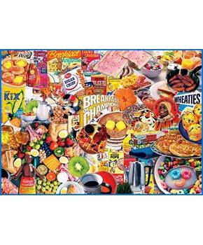 Flashbacks Breakfast of Champions 1000 Piece Jigsaw Puzzle