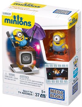 Minions Mega Bloks 37-Piece Construction Set, Silly TV