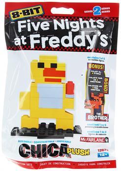 Five Nights at Freddy's 8-Bit Buildable Figure: Plush Chica