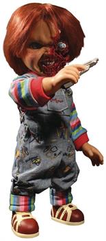 Childâ€™s Play 3 Talking Pizza Face Chucky 15 Inch Mega Figure
