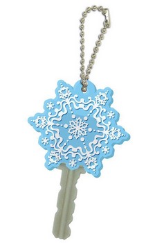 Disney's Frozen Soft Touch PVC Key Holder: "Snow Flake"