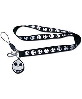 Nightmare Before Christmas Jack Lanyard With Soft Dangle