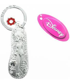 Best Friend Black Flip Flop Pewter Key Ring