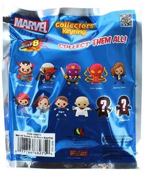 Marvel Series 8 Blind Bag Foam Figure Keyring | One Random