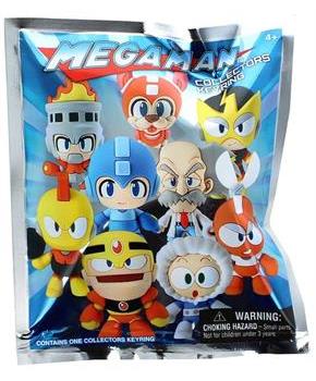 Mega ManÂ 3D Foam Figure Keychain - One Random
