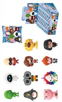 Disney Pixar Series 8 Blind Packaging 3D Foam Key Ring
