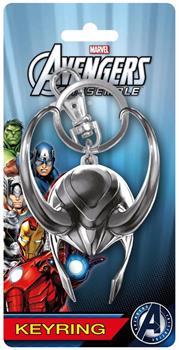 Marvel Loki Helmet 3D Pewter Key Ring