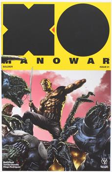 Valiant X-O Manowar: Soldier #1 (Mico Suayan Interlocking Variant Cover)