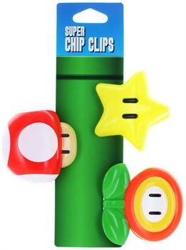 Super Mario Bros. Chip Clips, Set of 3