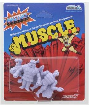 Masters of the Universe M.U.S.C.L.E. 3-Pack: Ram Man, Man-E-Faces, Buzz Off