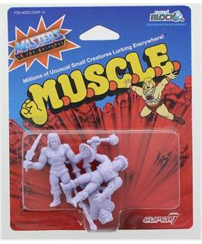Masters of the Universe M.U.S.C.L.E. 3-Pack: Tri-Klops, Whiplash, Mer-Man
