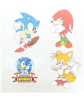 Sonic the Hedgehog Vinyl Stickers, Set of 4