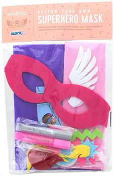Design Your Own Superhero Mask Kit - Pink