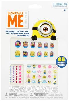 Despicable Me Minions 65-Piece Decorative Nail Art Kit