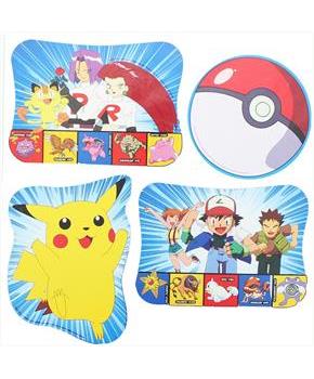 4 Pokemon Pikachu Print Decorations Party Supplies