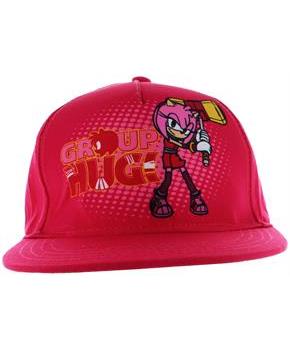 Sonic the Hedgehog "Group Hug" Snapback Hat, Pink