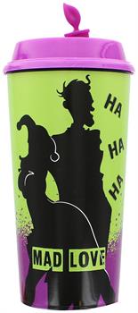 DC Comics Mad Love Harley Queen and Joker Travel Cup