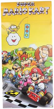 Super Mario Kart 10"x22" Poster