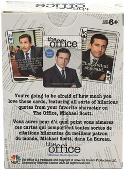 The Office Michael Quotes Playing Cards | 52 Card Deck + 2 Jokers